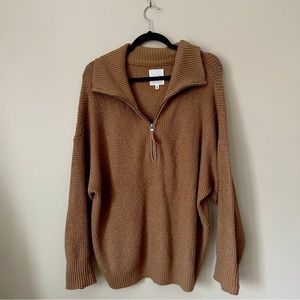 Aerie Waffle Quarter Zip